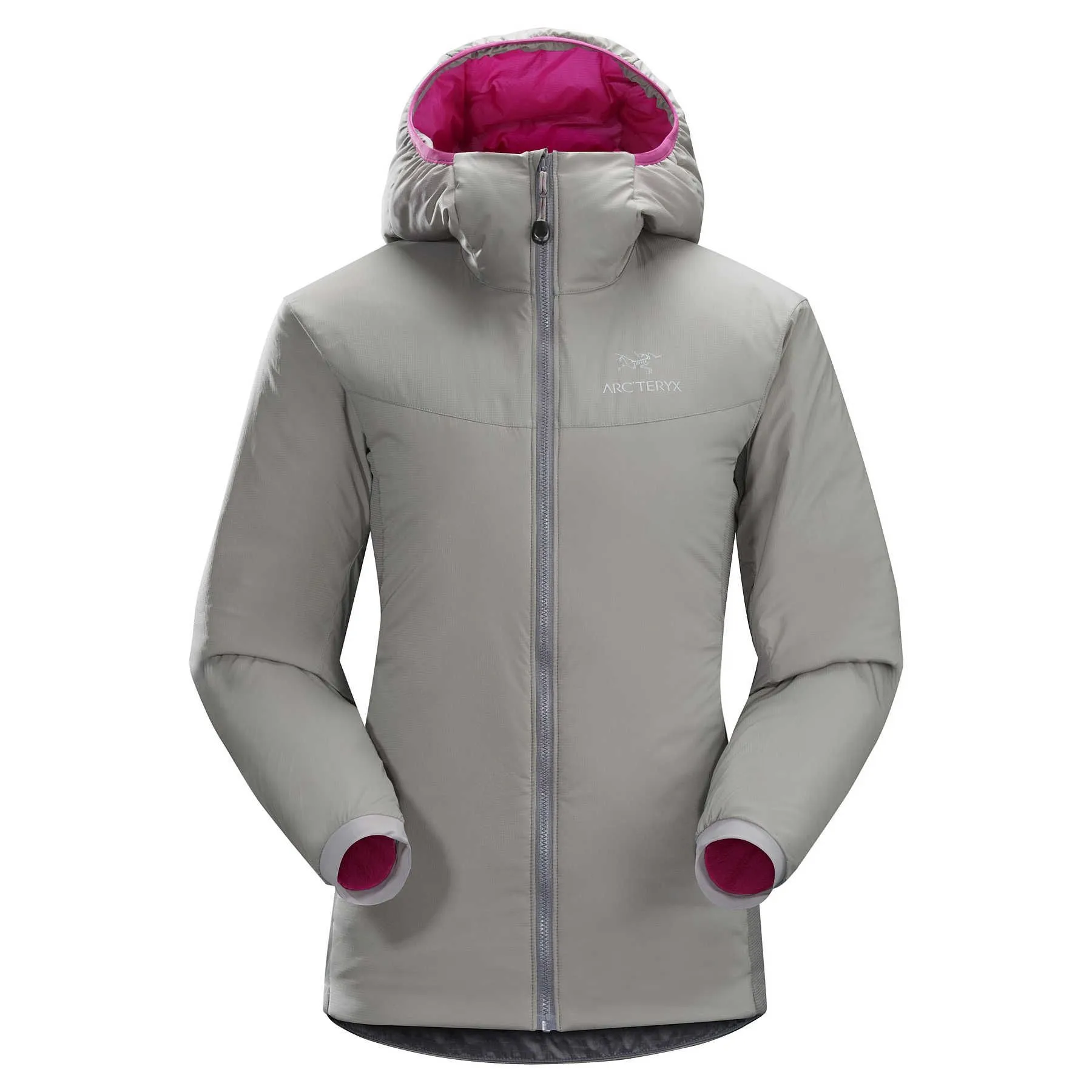 Atom LT Hoody Women's - Brushed Nickel Synthetic Puffer Coat