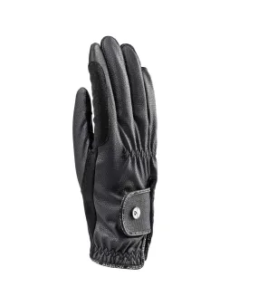 Aubrion Women's Black Stadium Riding Gloves