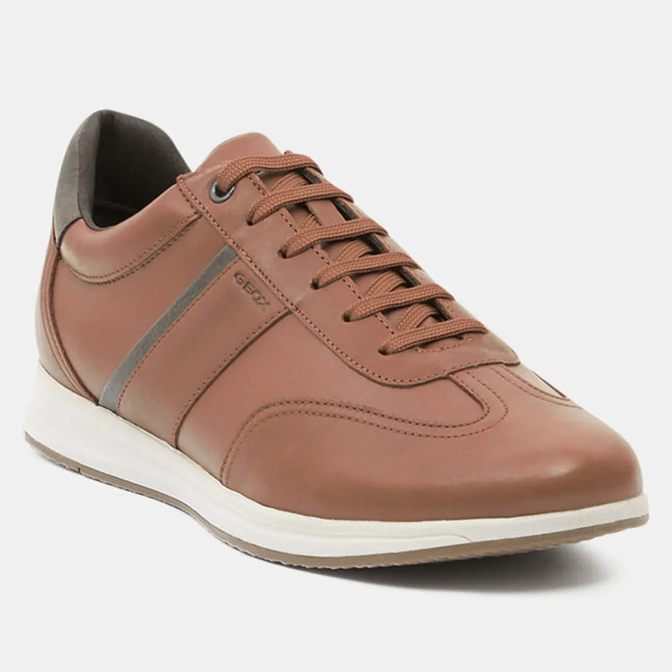 Brown Leather Avery Sneakers