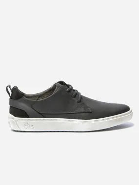 Purefoam Comfort Men's Black Leather Sneakers from TBS