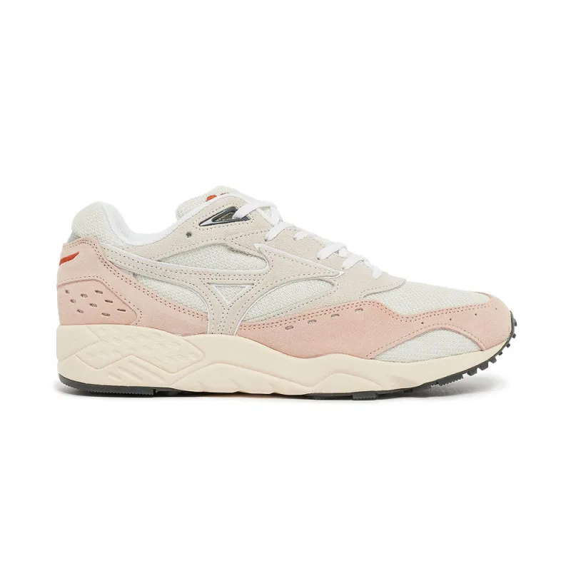 Mizuno contender beige rose suede sneakers