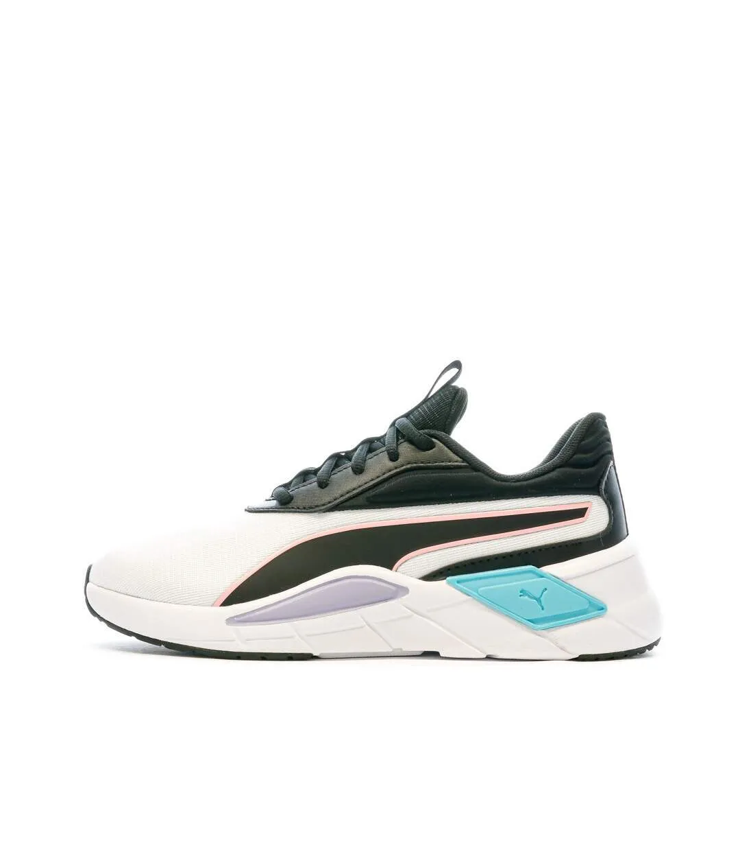 Puma Lex Women's Black/White/Blue Basketball Shoes