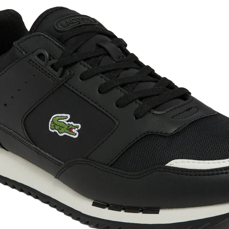 LACOSTE Black Men's High-Top Basketball Sneakers 01201