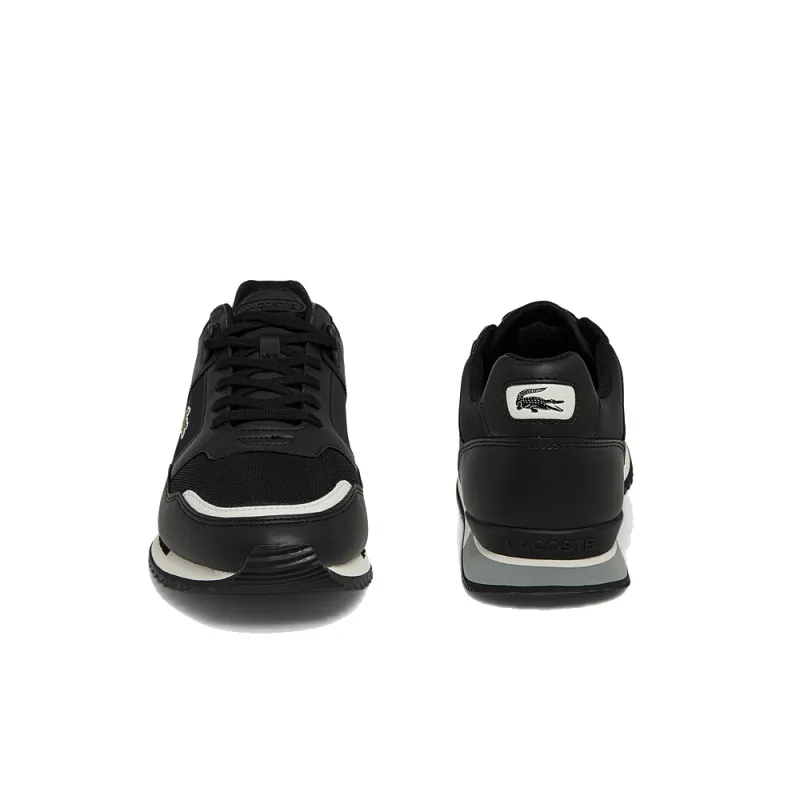 LACOSTE Black Men's High-Top Basketball Sneakers 01201