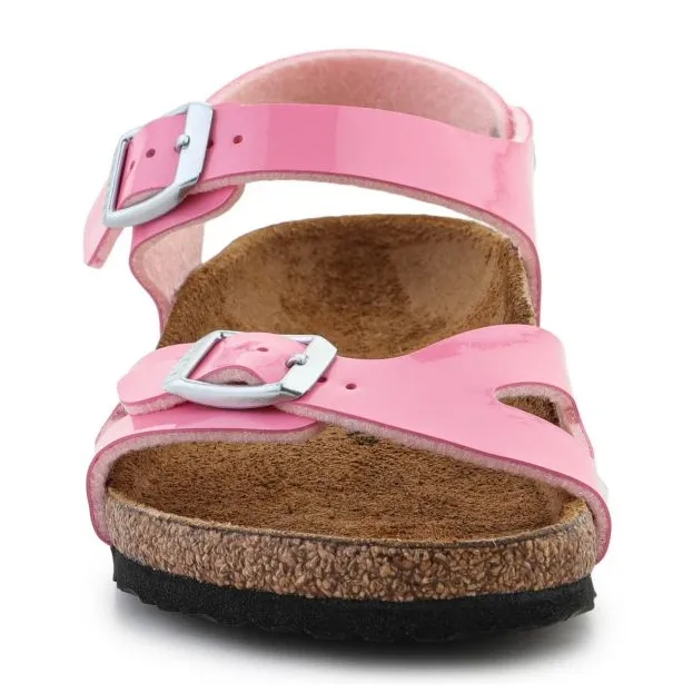 Birkenstock Rio Sandals in Rose Gold