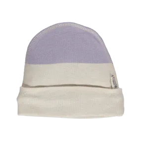 Birth Bonnet Litchi Stripes Lavender