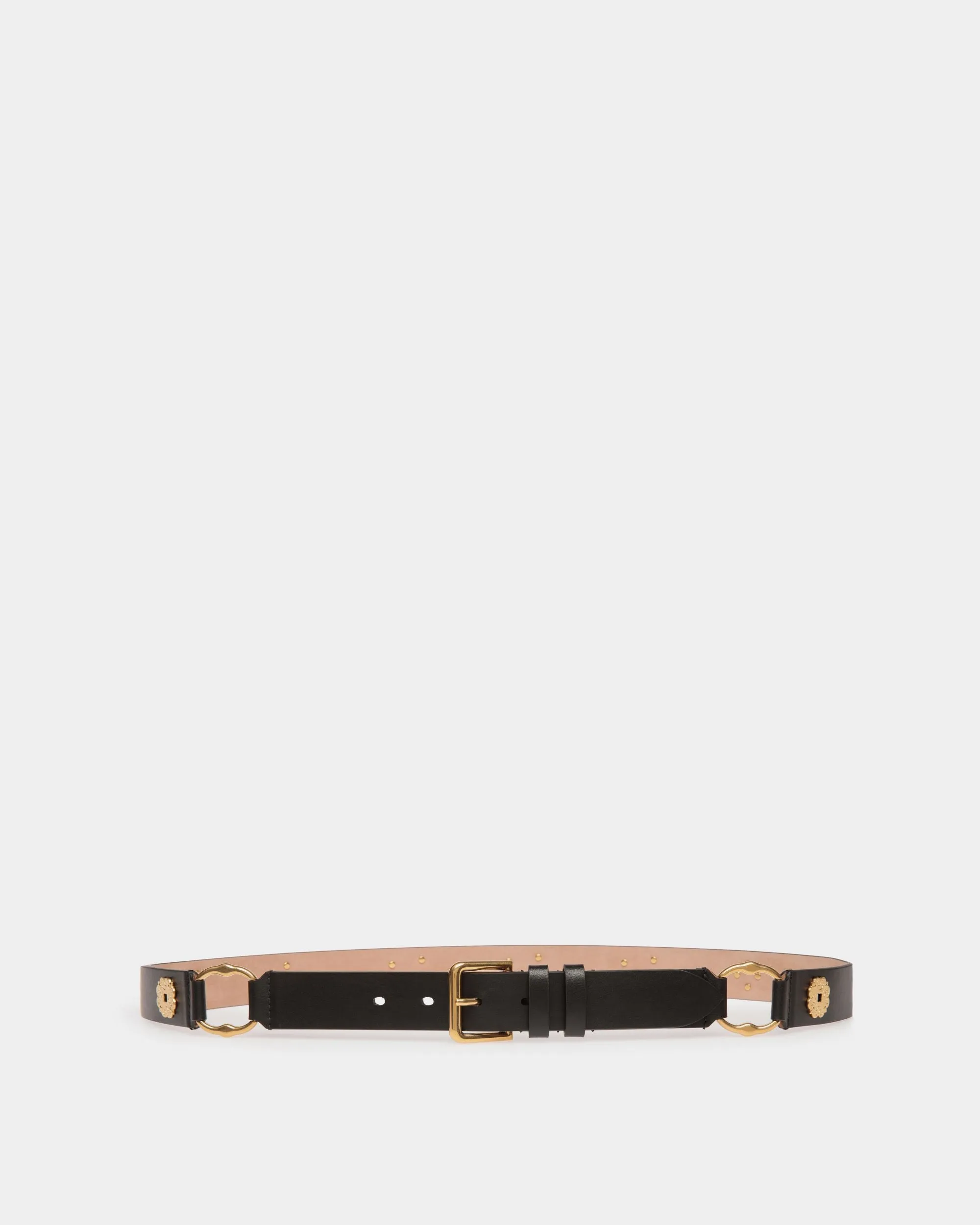 Black Leather Arkle Belt 95 cm