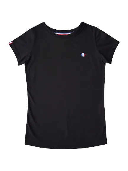 Black Monsieur Basil organic T-shirt