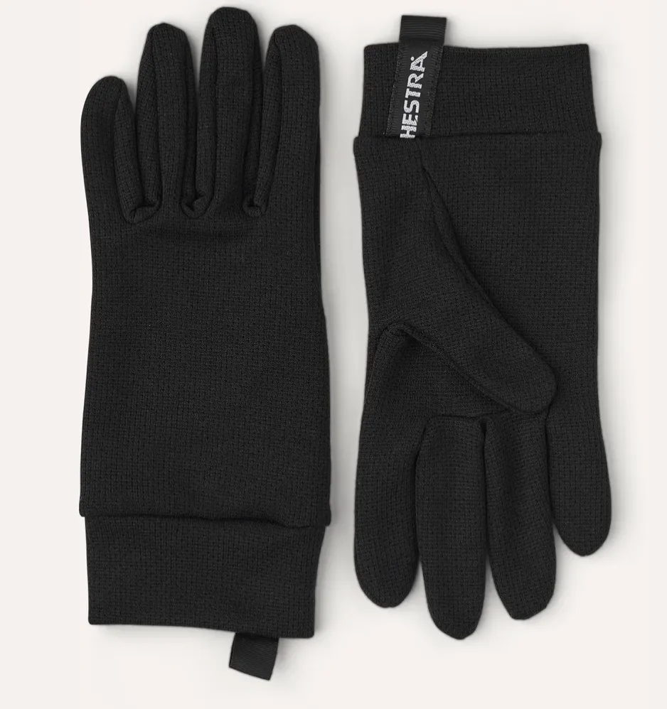 Black Polartec Power Dry Gloves