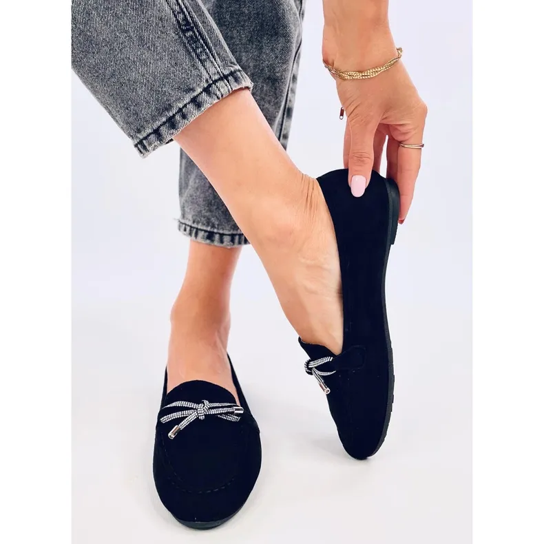 Black suede loafers black.