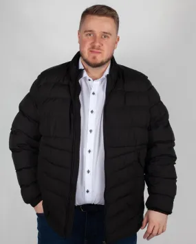 Black Tommy Hilfiger Plus Size Puffer Jacket - Size-Factory