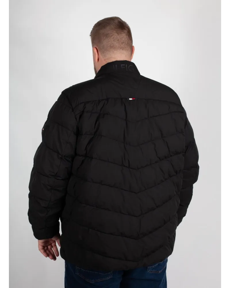 Black Tommy Hilfiger Plus Size Puffer Jacket - Size-Factory