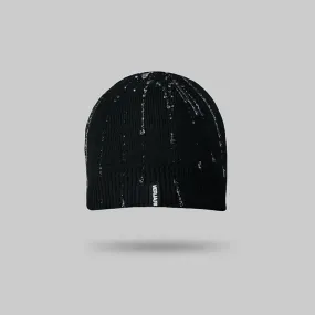 Black Waterproof Bonnet Hat | Water-Resistant Cap