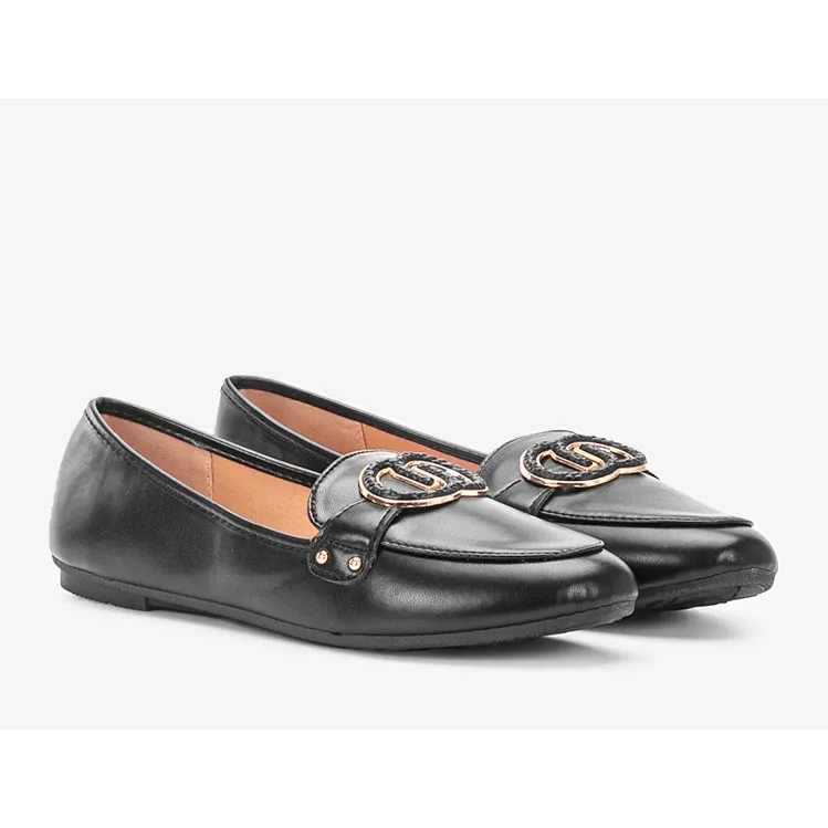 Black Women's Moccasins by Eleena Le Noir