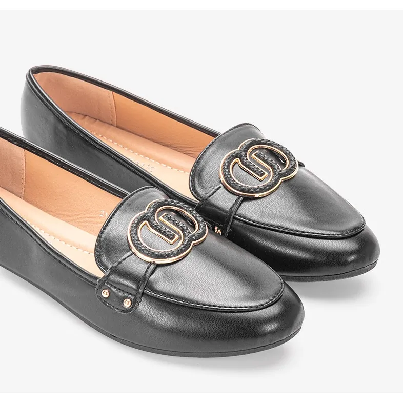 Black Women's Moccasins by Eleena Le Noir