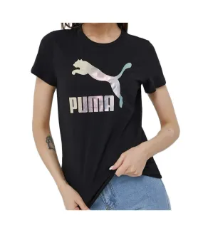 Black Women's Puma Crystal T-shirt