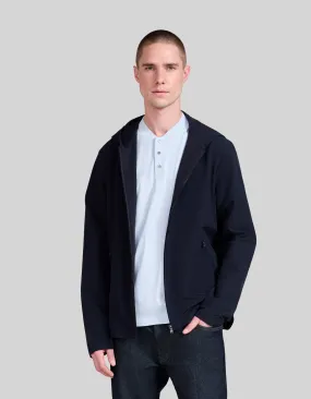 Men's Lightweight Navy Hooded Jacket