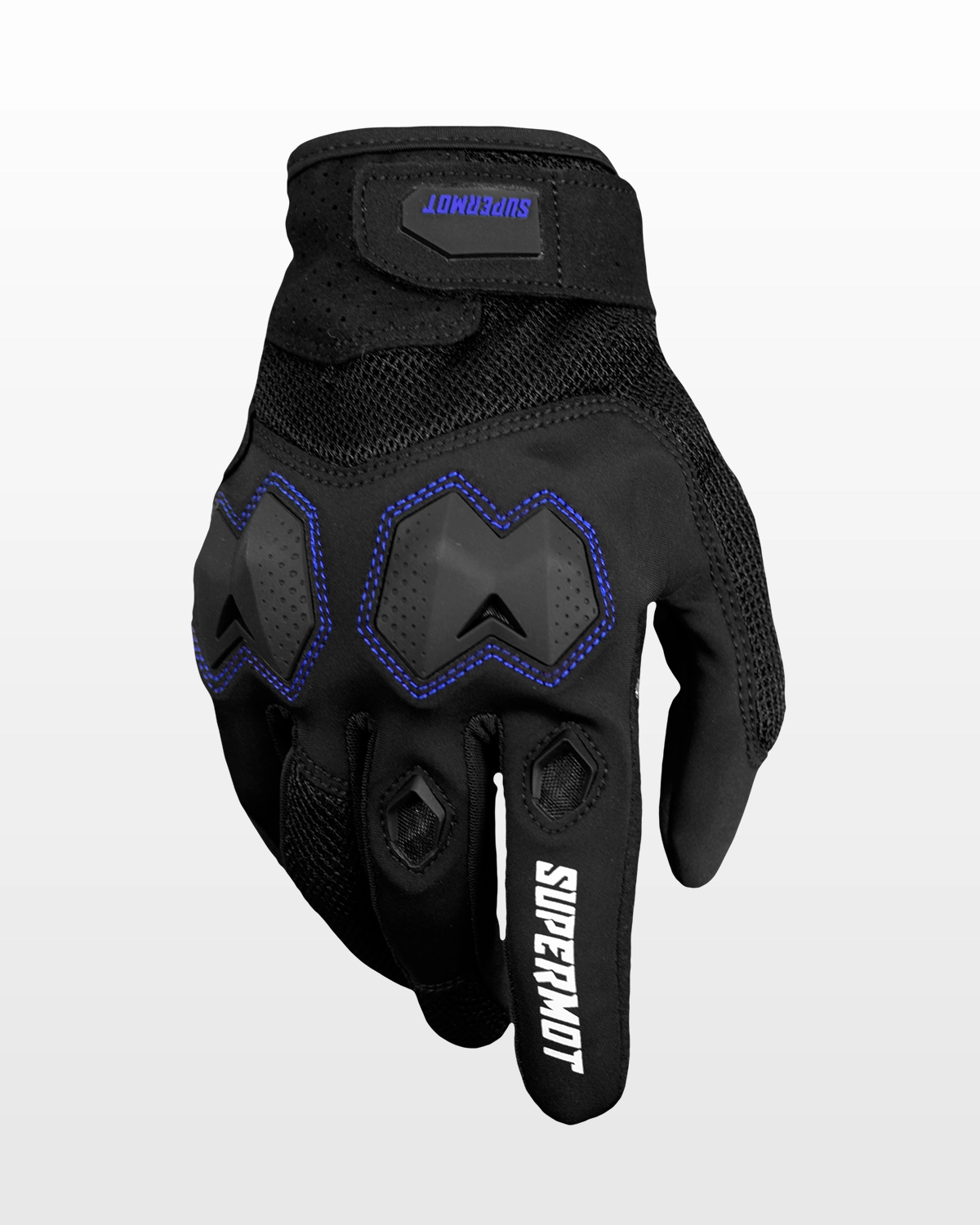 Blue PRO SUPERMOT Gloves - SUPERMOT® - Official Store