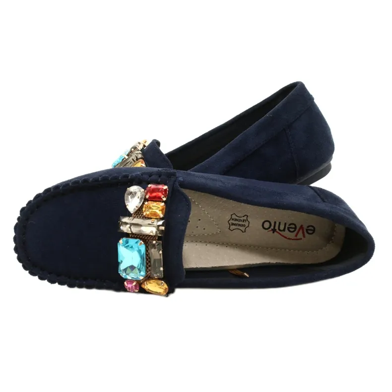 Blue Stone Comfortable Suede Moccasins Event.