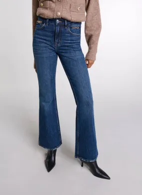 Blue Straight Leg Jeans