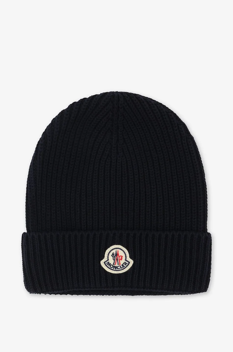 Cotton Ribbed Bonnet with Double Logo