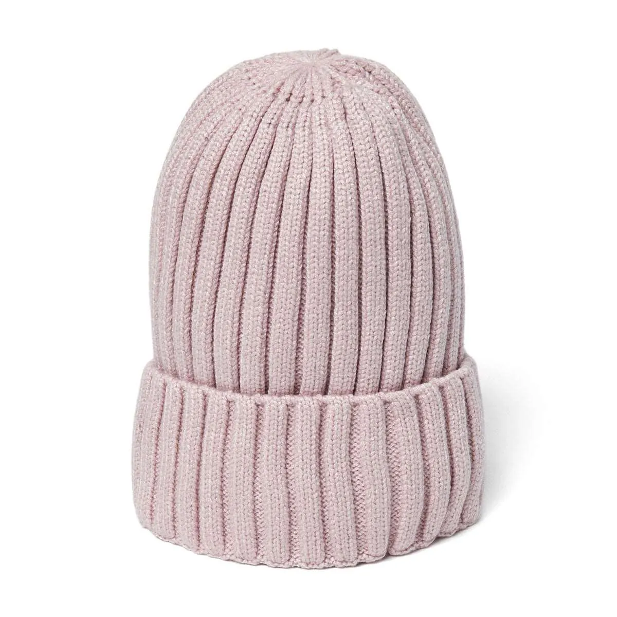 Pale Pink Ribbed Bonnet