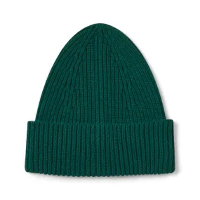 Ribbed Green Bonnet