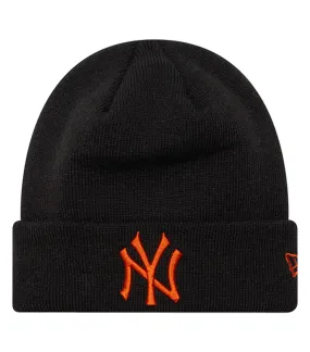 Black New Era Beanie with Embroidery