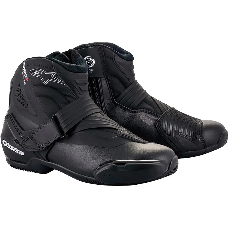 ALPINESTARS BLACK SMX-1 R V2 Boots - MAXXESS.FR, Motorcycle Footwear