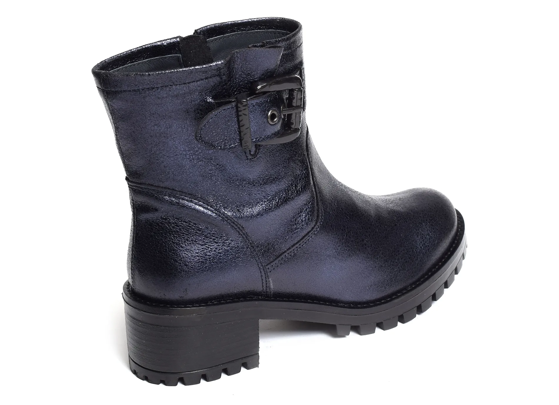 Navy Blue Follia dolce  Caici Booties and Boots