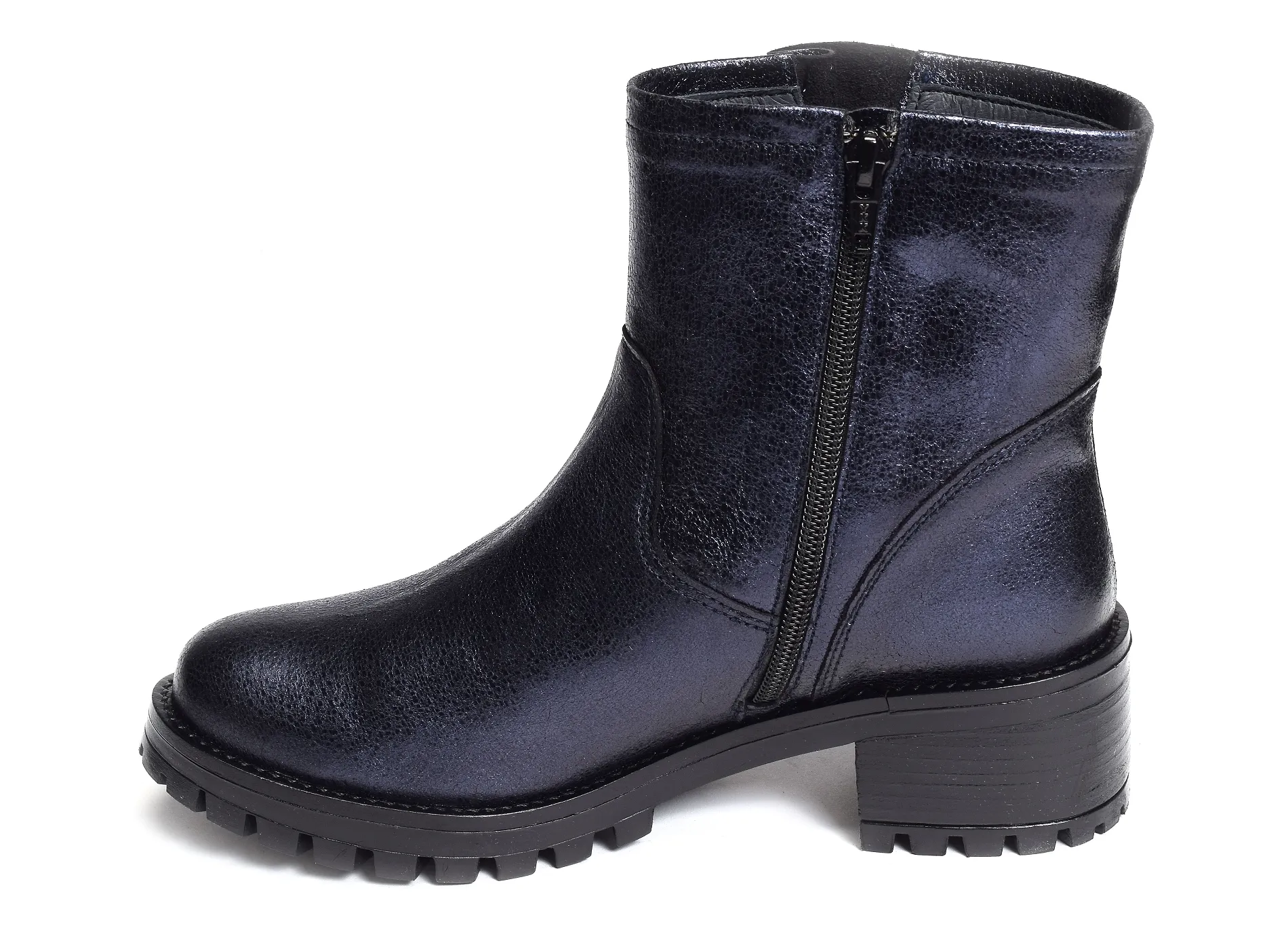 Navy Blue Follia dolce  Caici Booties and Boots