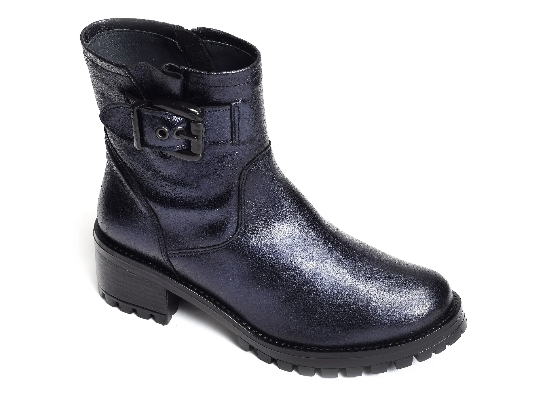 Navy Blue Follia dolce  Caici Booties and Boots