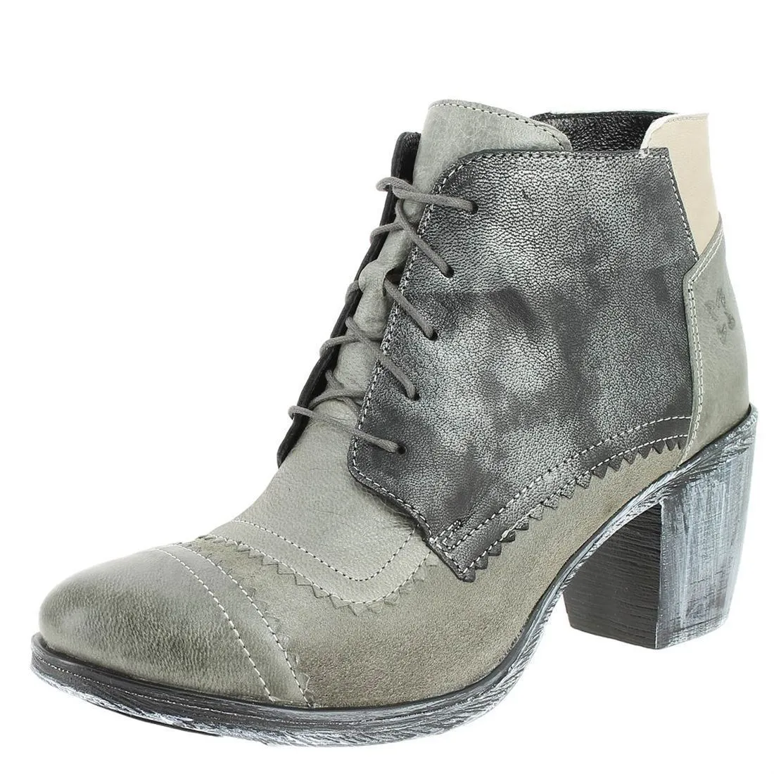 Maciejka 3098 gray ankle boots