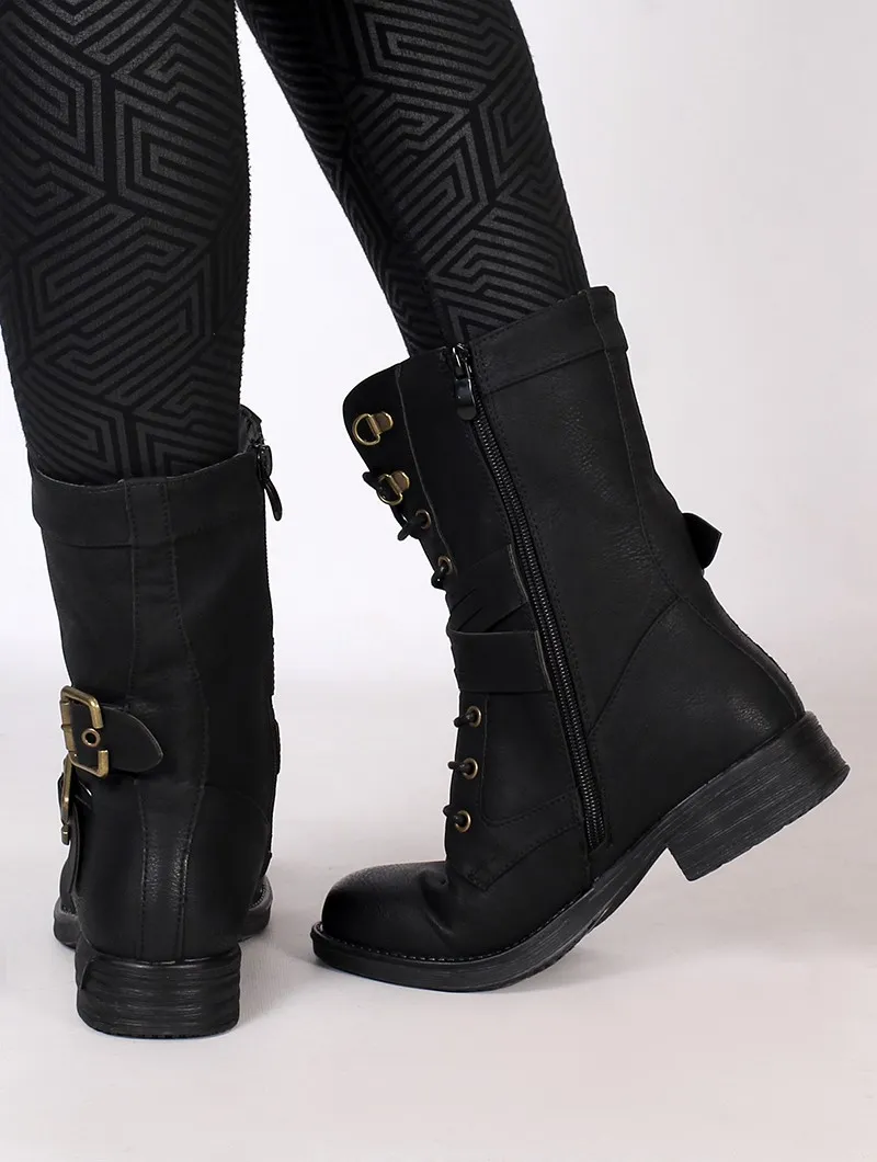 Menaka Black Boots