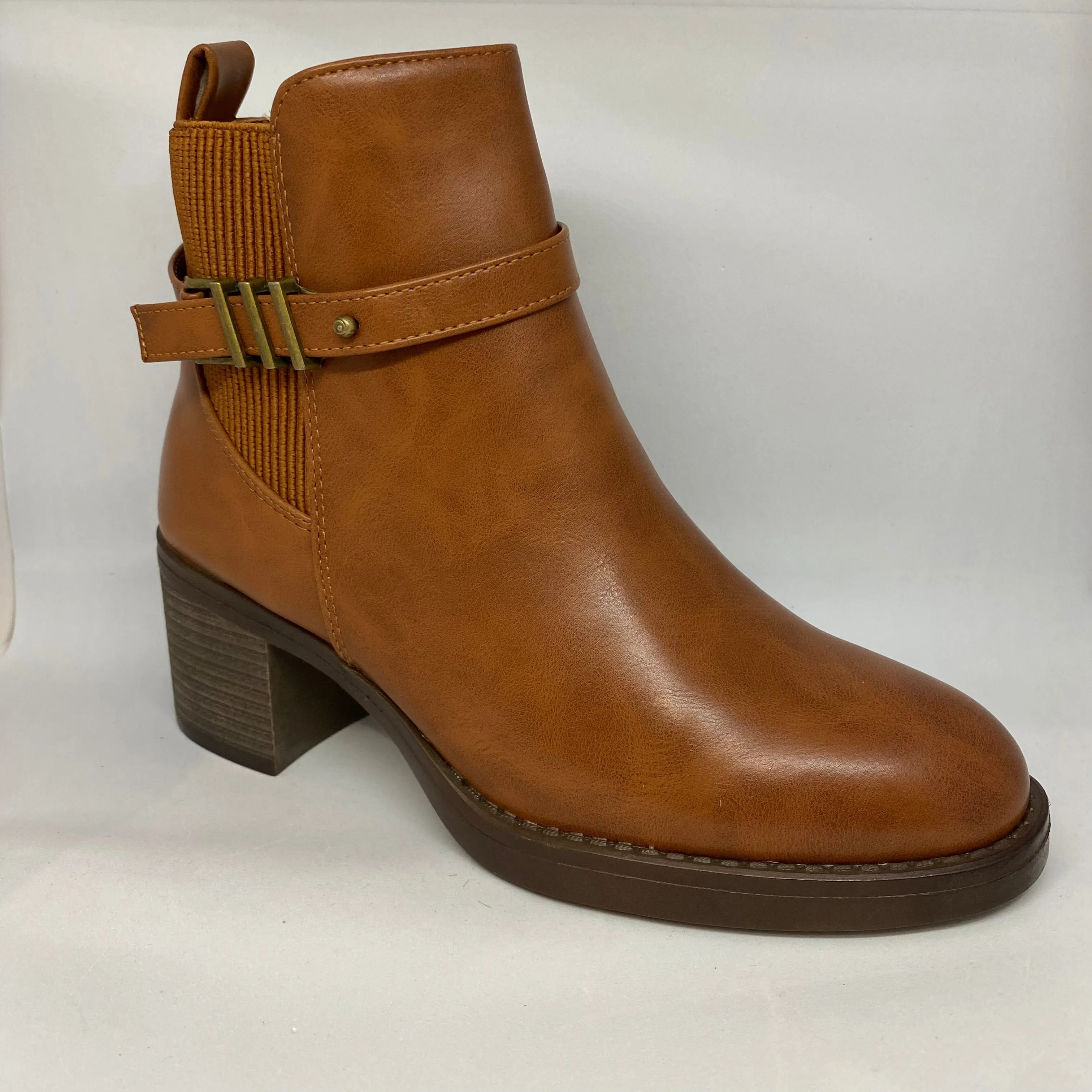 Noémie Camel Ankle Boots - CHC290