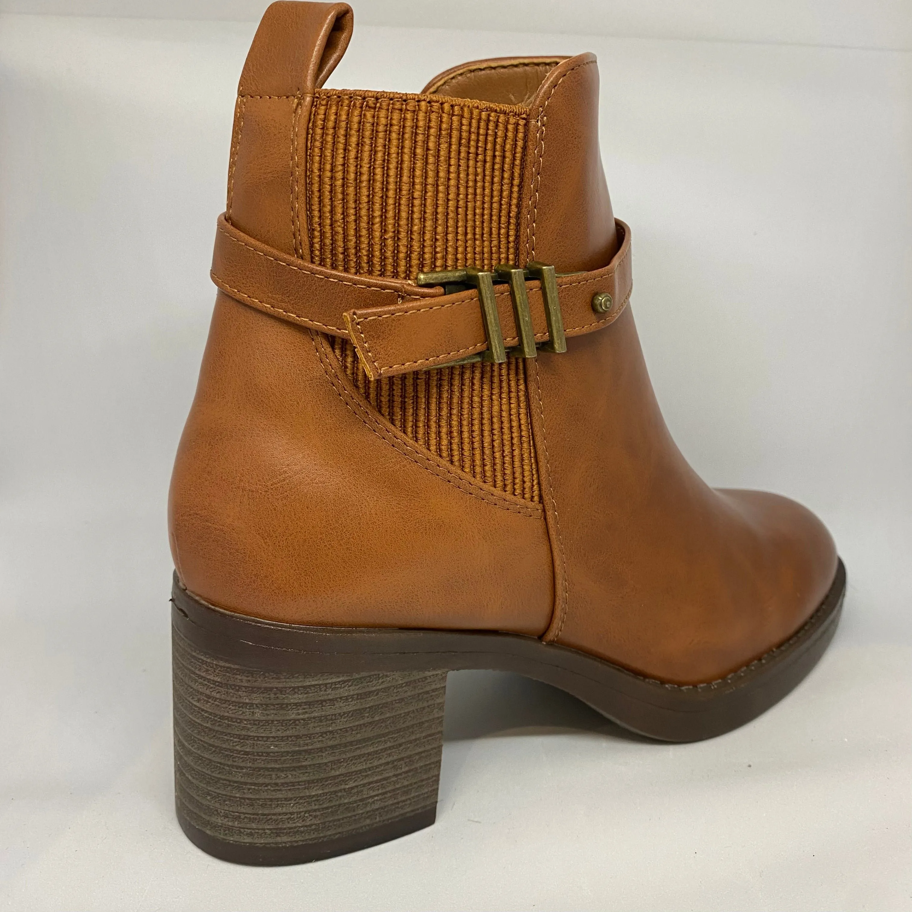 Noémie Camel Ankle Boots - CHC290