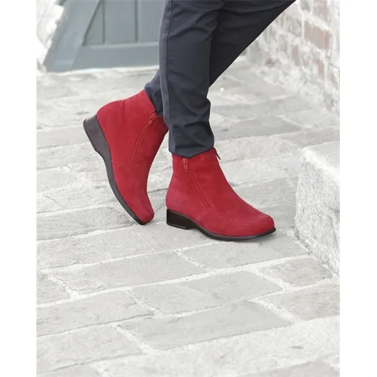 Red, Black, or Beige 'Louise' Boots by Pédilège