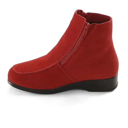 Red, Black, or Beige 'Louise' Boots by Pédilège