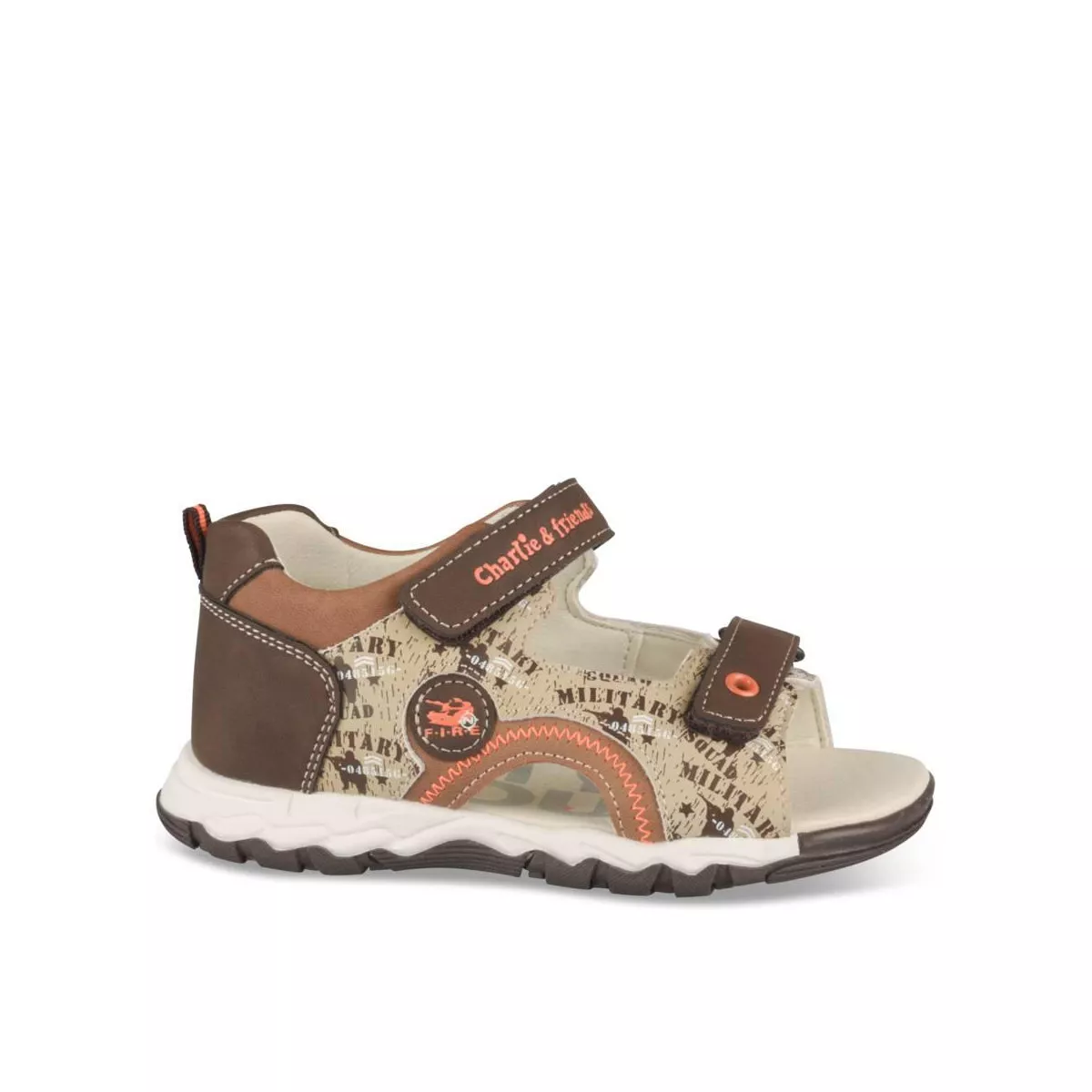 Brown Sandals by CHARLIE & FRIENDS