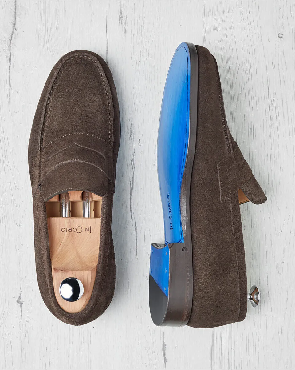 Brown Suede Loafers for Men | In Corio