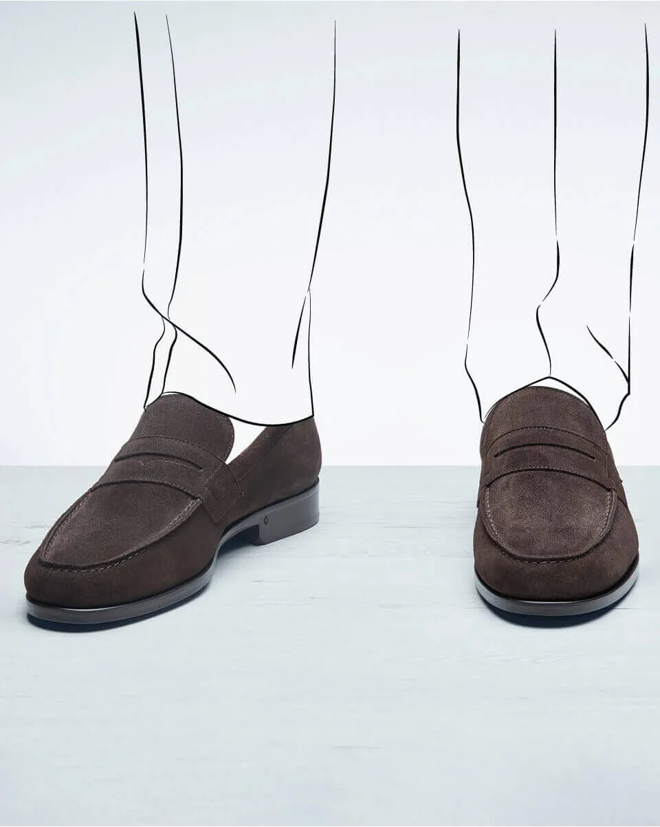 Brown Suede Loafers for Men | In Corio