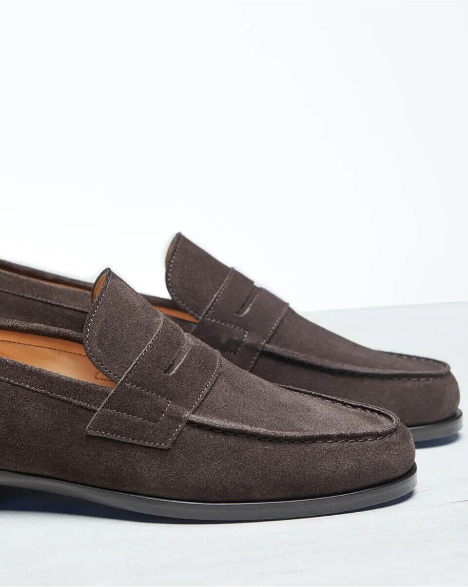 Brown Suede Loafers for Men | In Corio