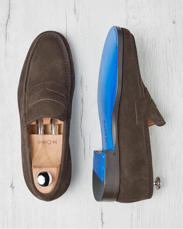 Brown Suede Loafers for Men | In Corio