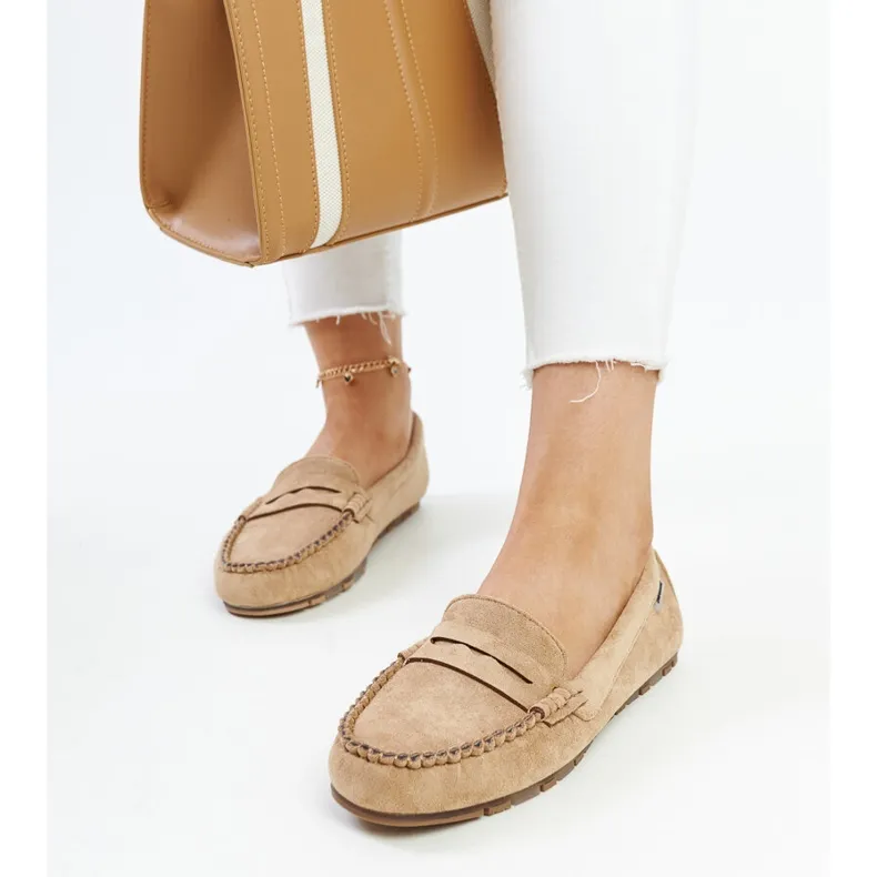 Brown Suede Nafisah Moccasins