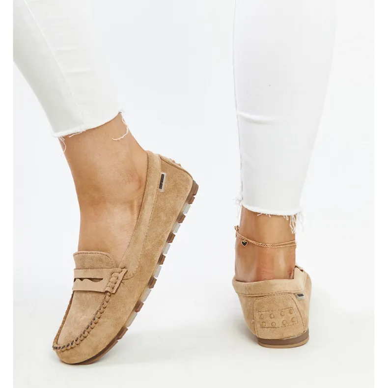 Brown Suede Nafisah Moccasins