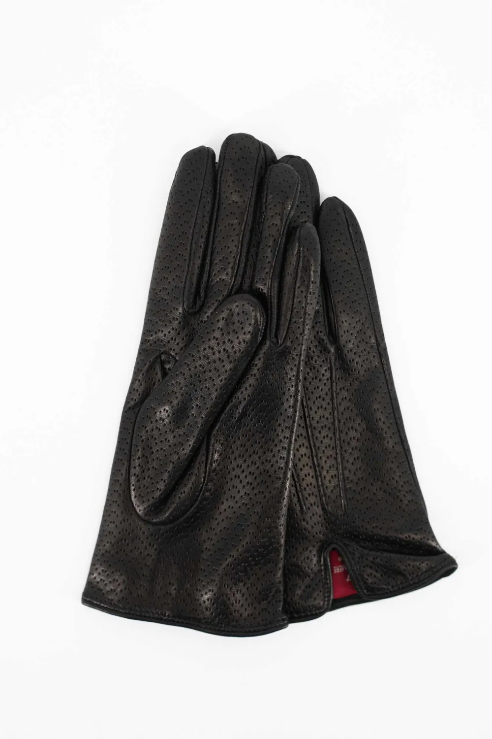 Caridei black lambskin and cashmere gloves | Cesare Nori