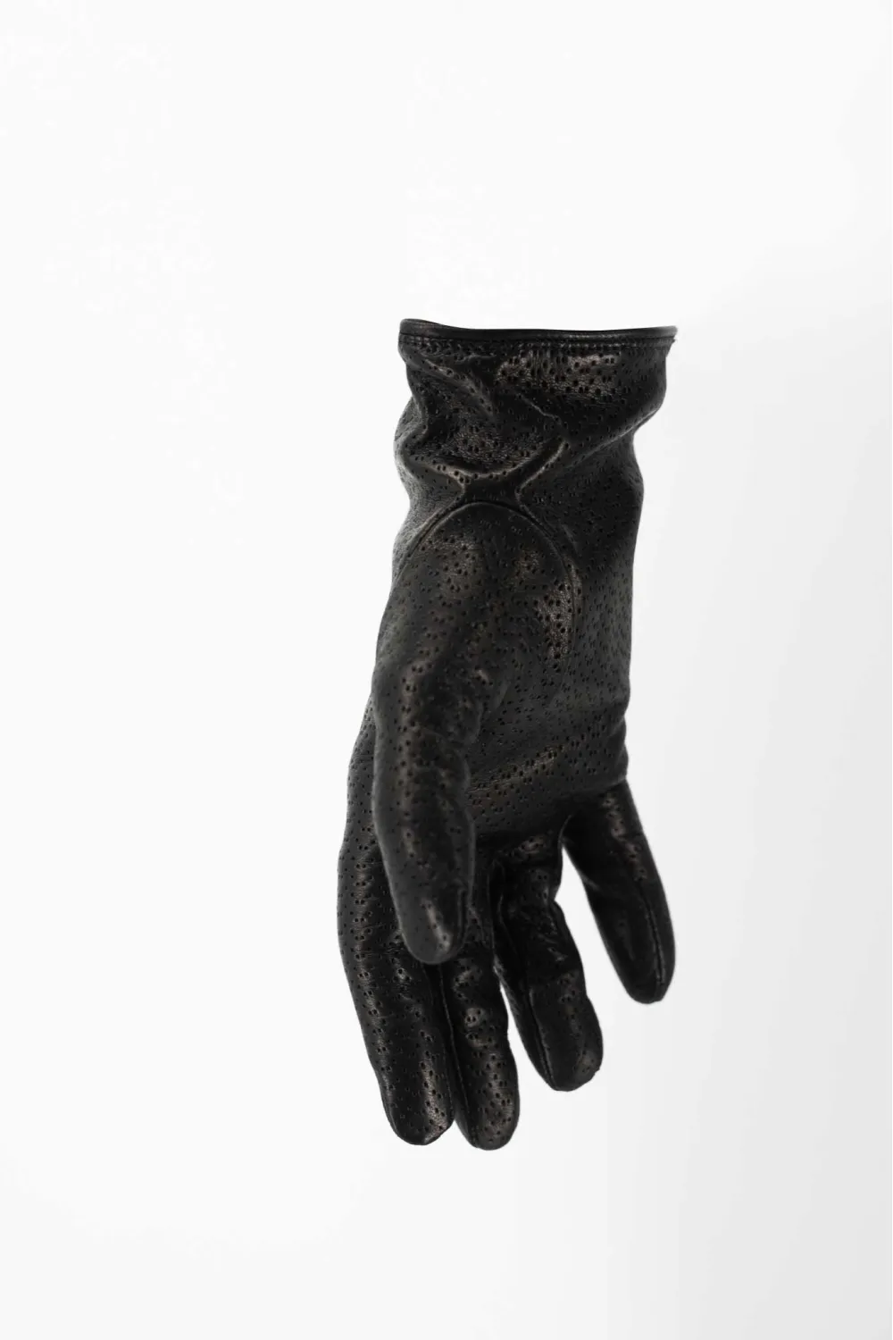 Caridei black lambskin and cashmere gloves | Cesare Nori