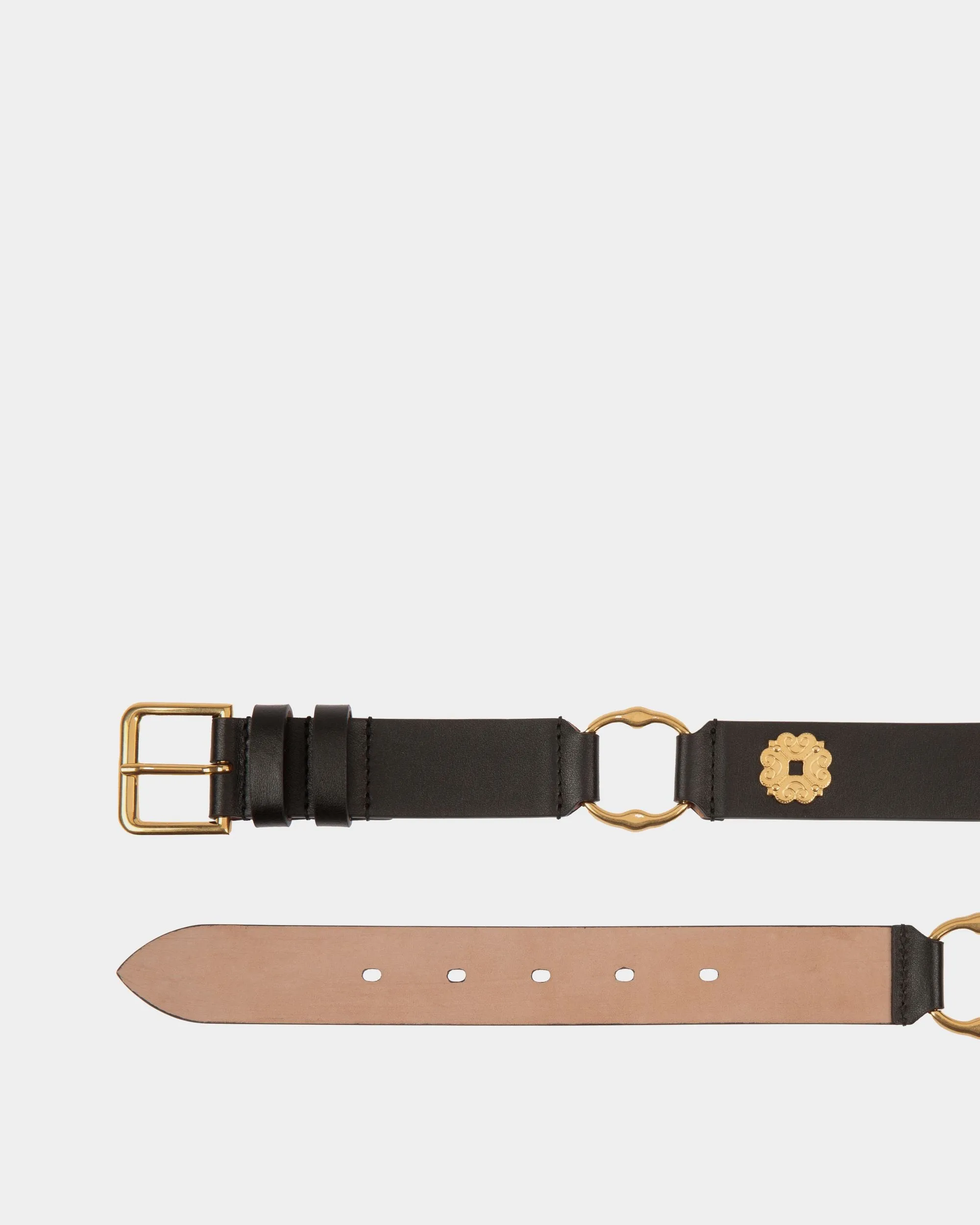 Arkle 105 cm Black Leather Belt