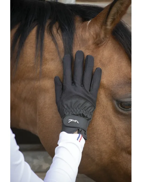 Competition Riding Gloves - Black