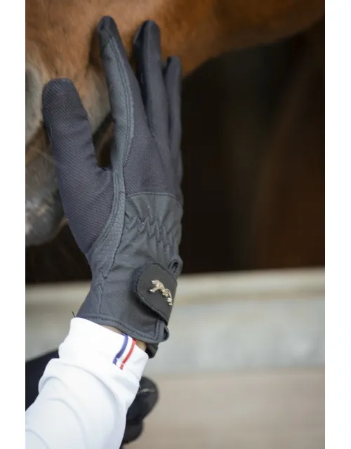 Competition Riding Gloves - Black